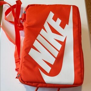 Nike Shoe Box Bag - Orange/White Crossbody Sneaker Bag - EUC